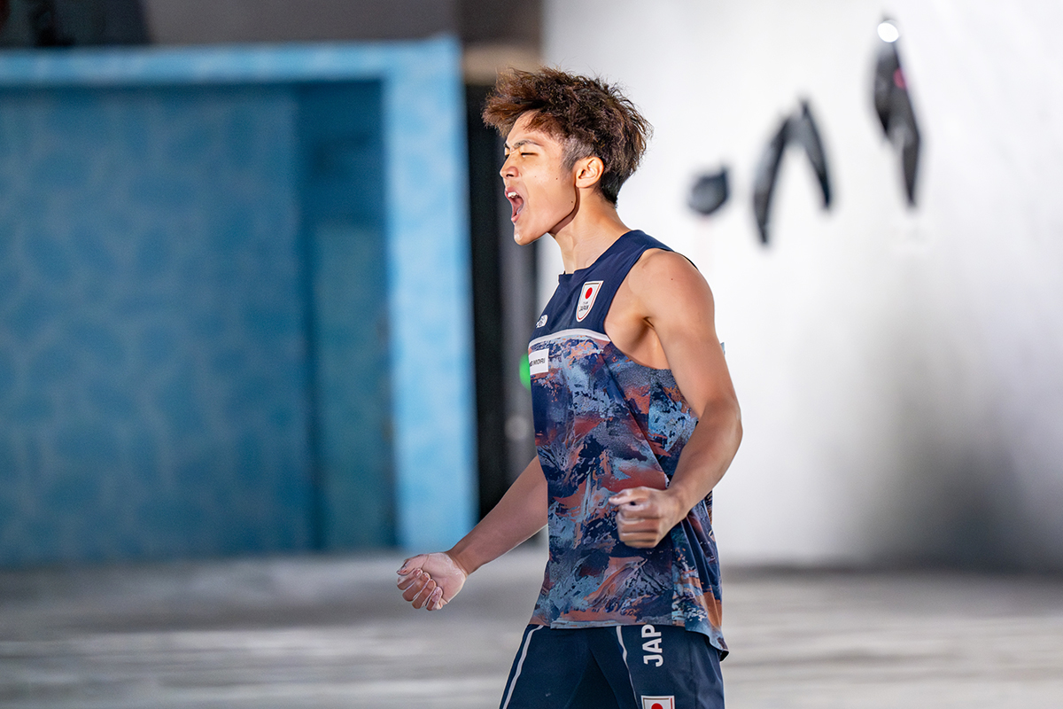 安楽宙斗、逆転優勝で開幕　安井HDが語るボルダー初戦の戦い